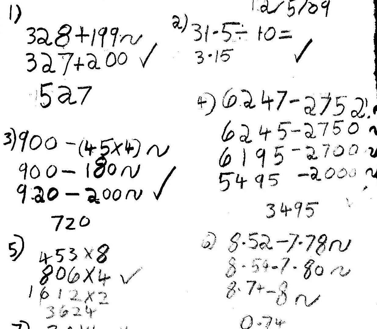 Year 6 – using equivalence to calculate